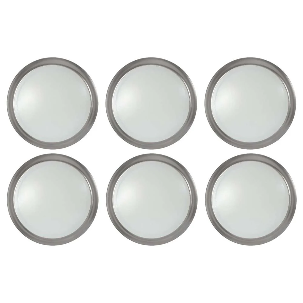 10-in LED Disk-Light 5000K 6 Unit Contractor Pack Brushed Nickel Finish - Image 3
