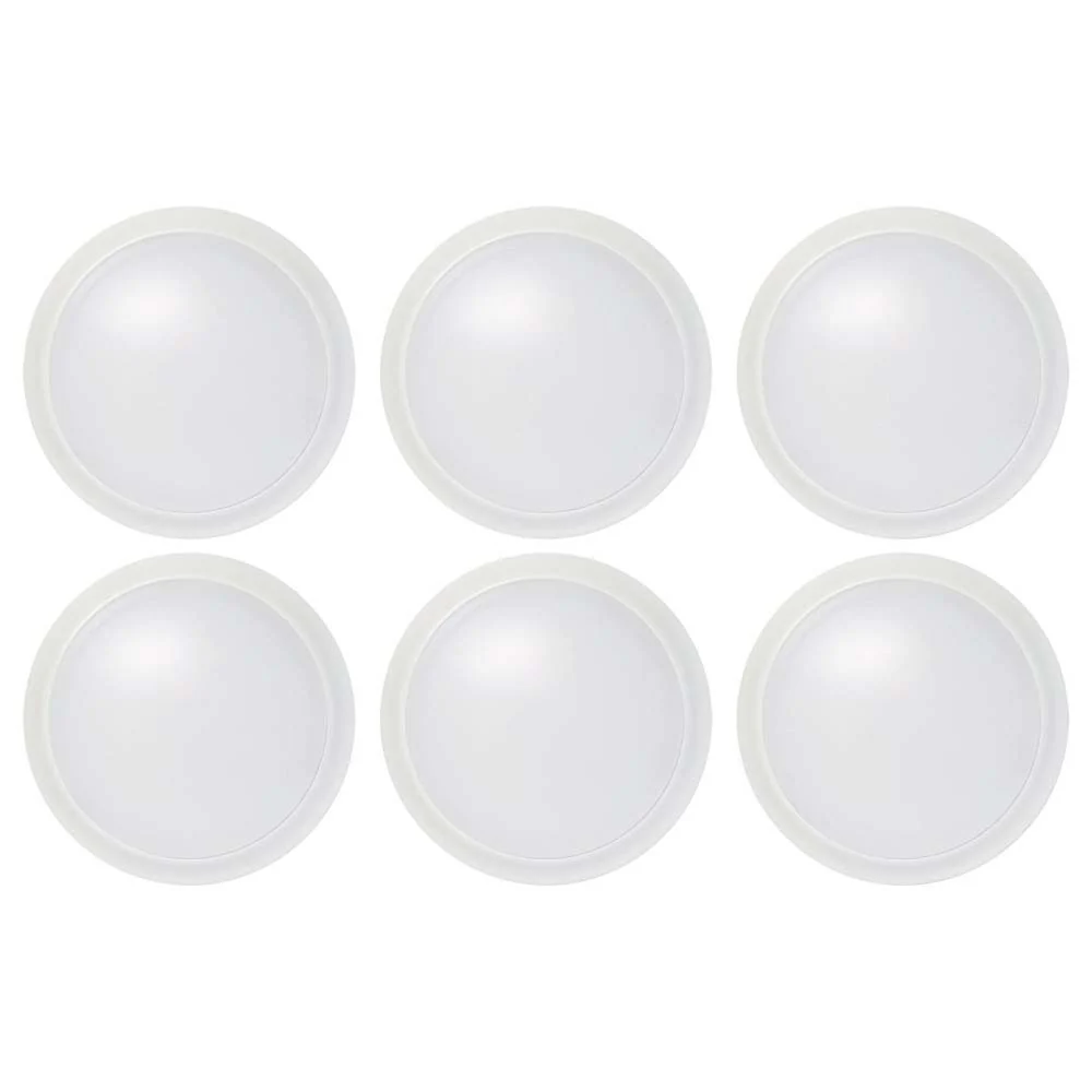 10-in LED Disk-Light 5000K 6 Unit Contractor Pack White Finish - Image 3