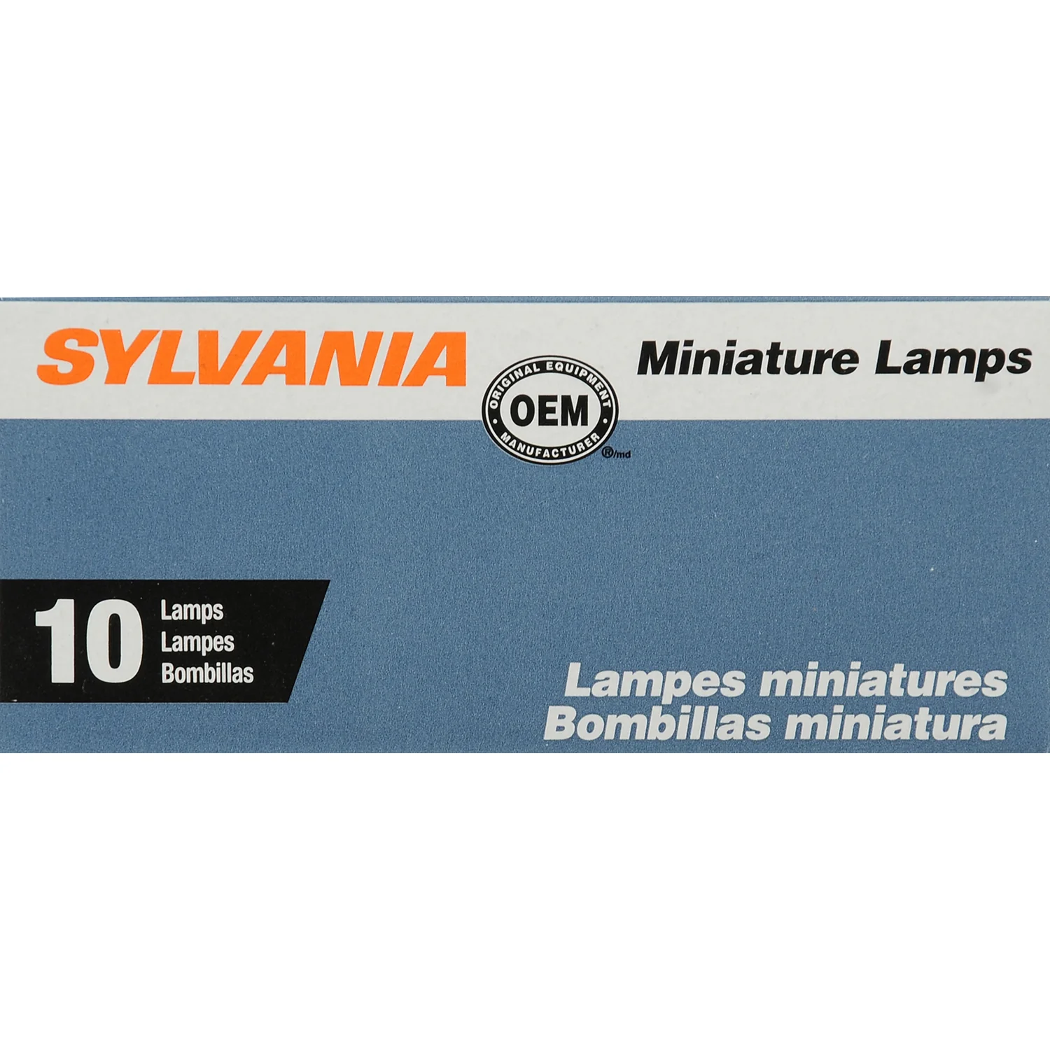 10-PK SYLVANIA 168 Standard Automotive Light Bulb - Image 2
