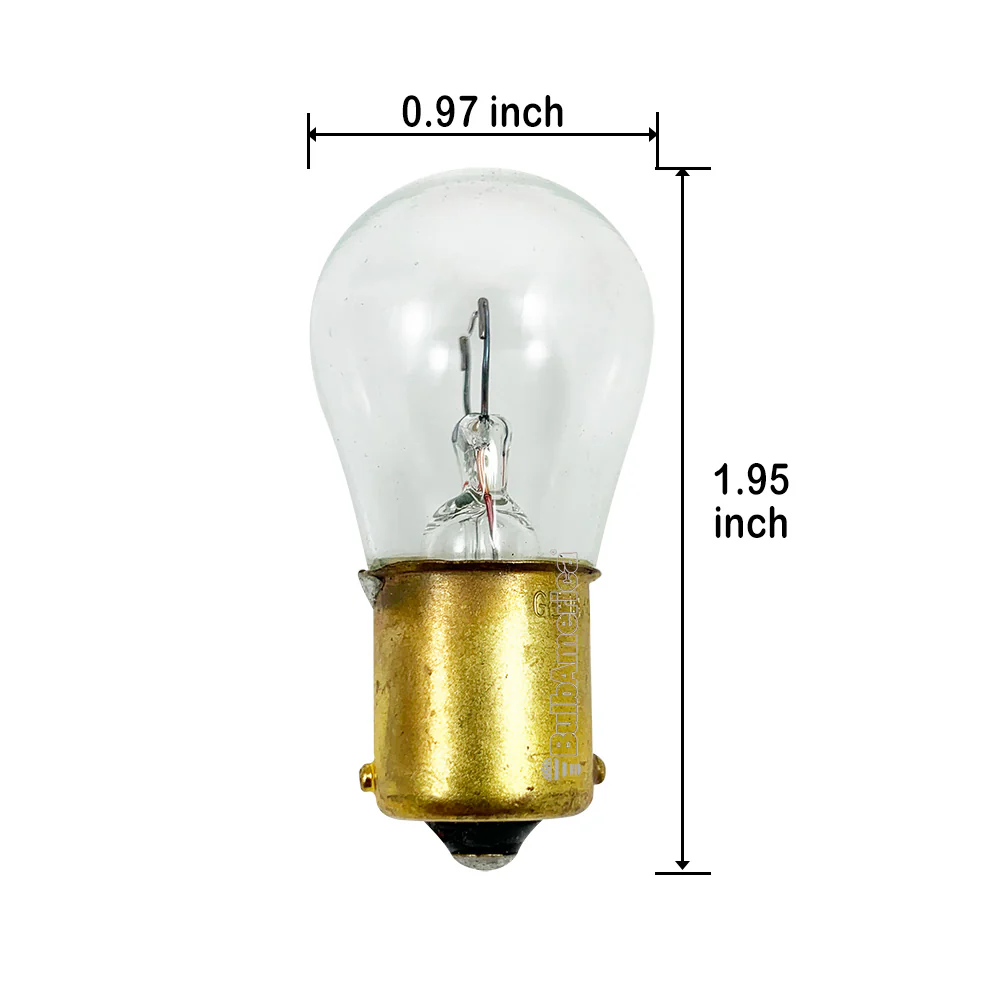 10PK - GE 1619 - 27472 13w S8 6.7v BA15s Base Automotive Low Voltage Bulb - Image 2