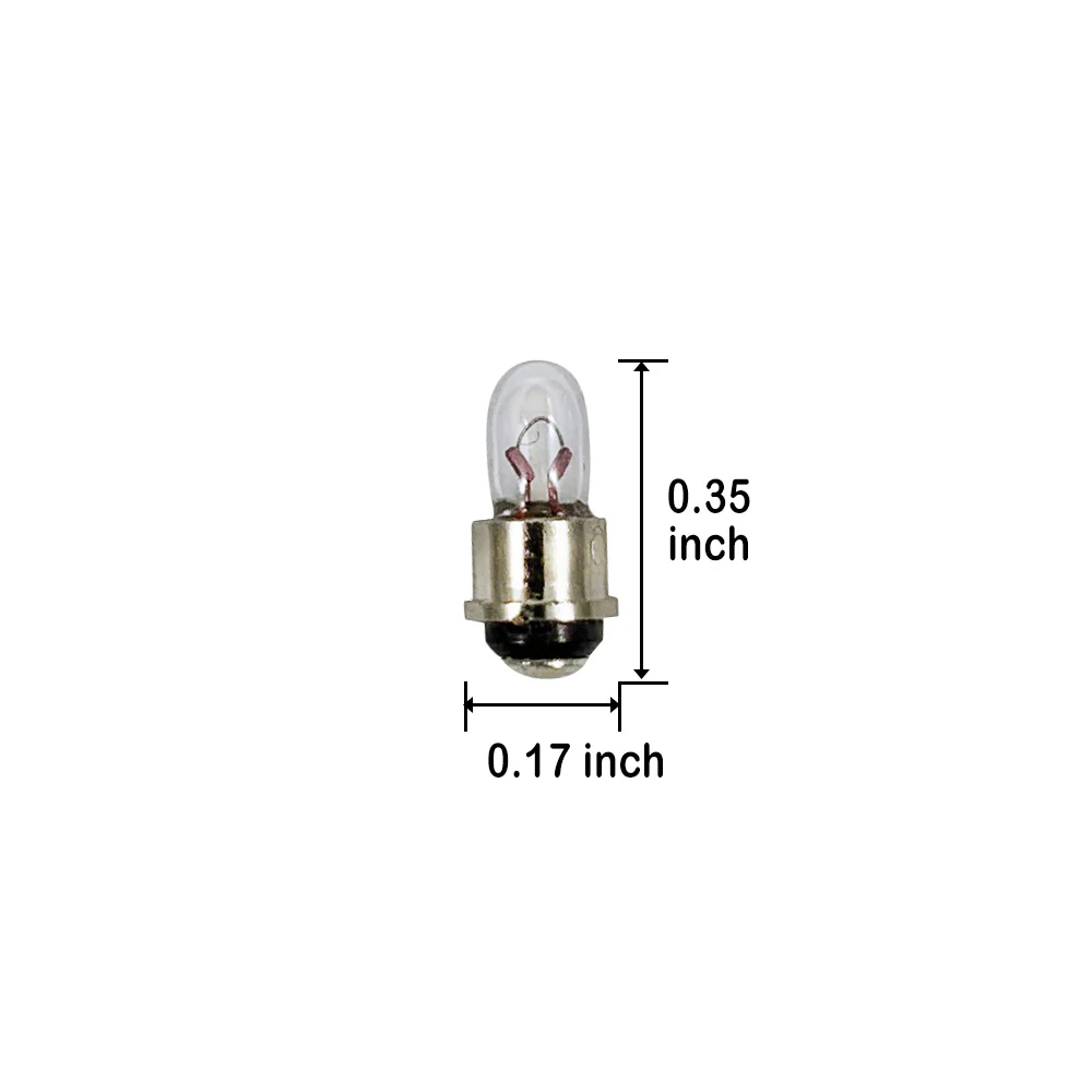 10PK - GE 685 - 28706 5w 5v T1 C-2R Sx4s4 Base Low Voltage Automotive Bulb - Image 2