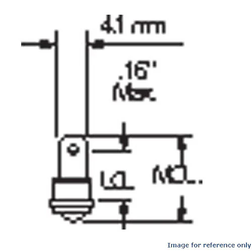 10PK - GE 685 - 28706 5w 5v T1 C-2R Sx4s4 Base Low Voltage Automotive Bulb - Image 3