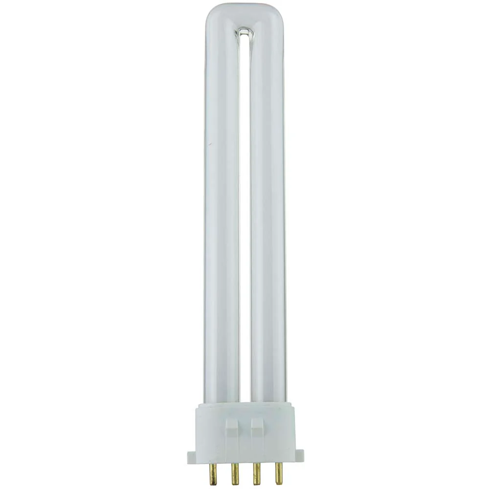 10Pk - Sunlite 13W 4-Pin 4100K U Shaped PL CFL Twin Tube Plugin 2GX7 Base Bulb - Image 2
