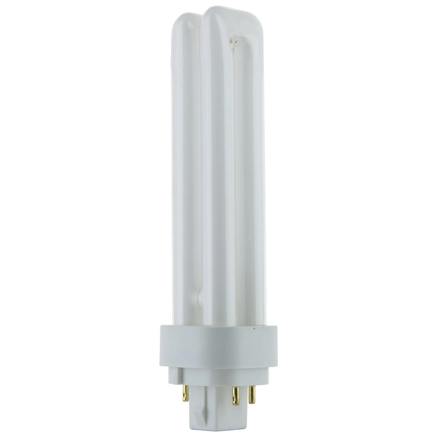 10Pk - SUNLITE 18w 6500K Daylight G24q-2 PLD 4-Pin Double U-Shaped Tube Lamp - Image 2