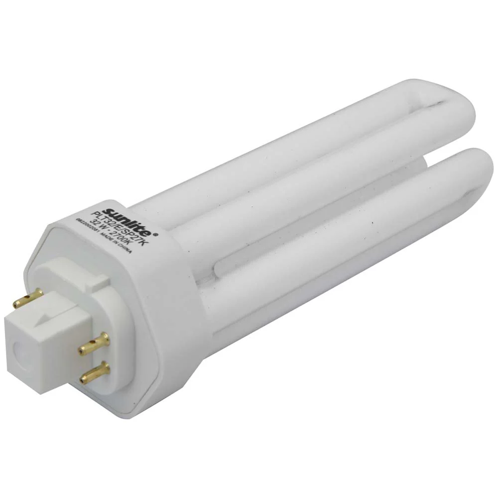 10Pk - Sunlite 42W 6500K PLD 4-Pin Triple U-Shaped Twin Tube GX24Q-4 Base Bulb - Image 3