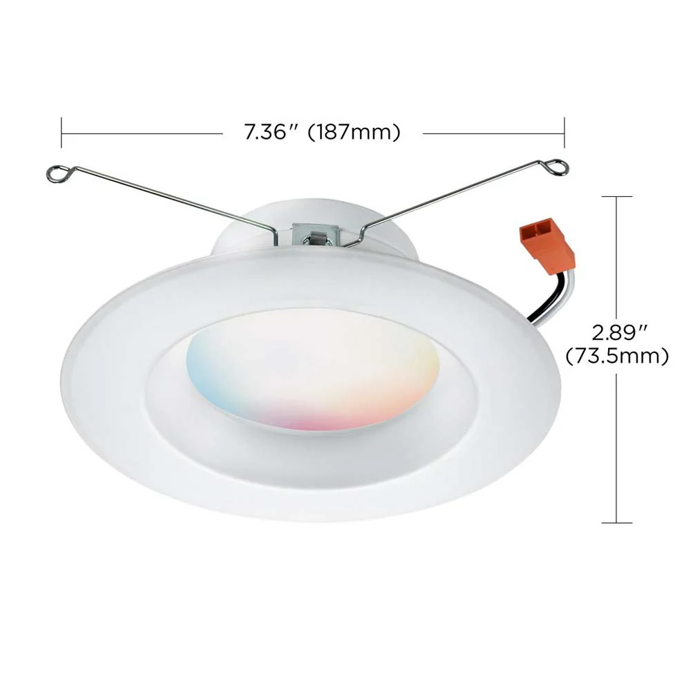 10w 5-6 in. LED Recessed Downlight RGB & Tunable White Starfish IOT 120v - Image 7