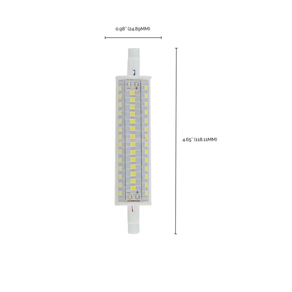 10W LED T3 118mm R7S Base 3000K 200 Beam Angle Double Ended Bulb 120v - Image 4