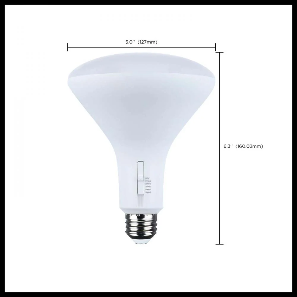 11w BR40 LED Reflector Bulb CCT Selectable Warm White to Natural Light 120v - Image 4