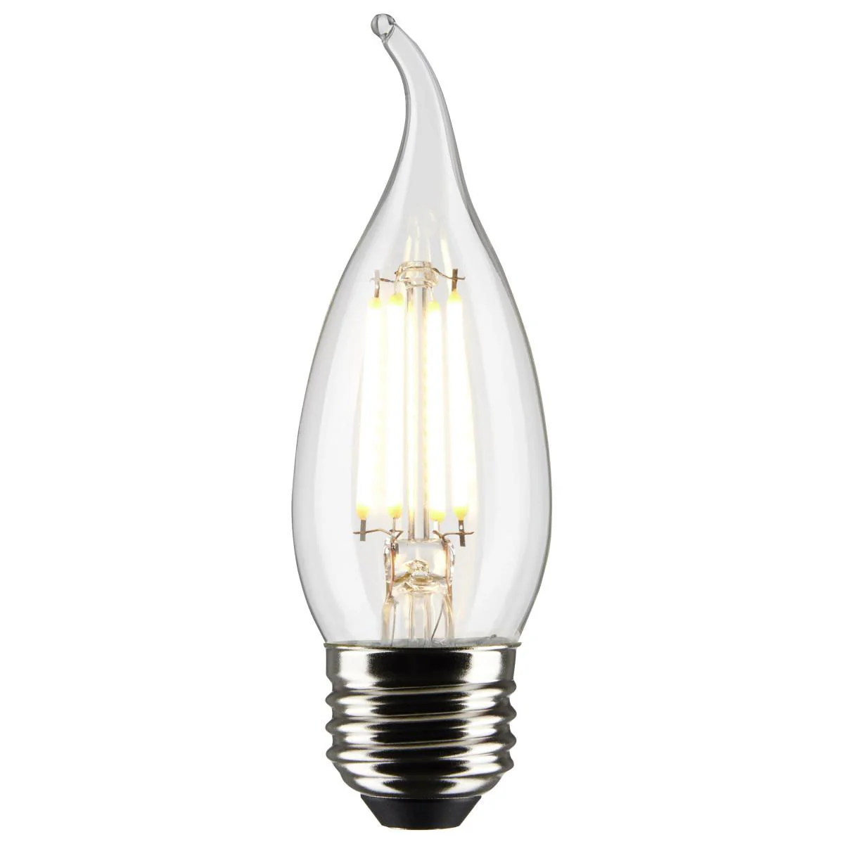 12PK - 4.5w CA11 Candle LED 2700K Medium Base Non-Dimmable - 40w equiv - Image 3