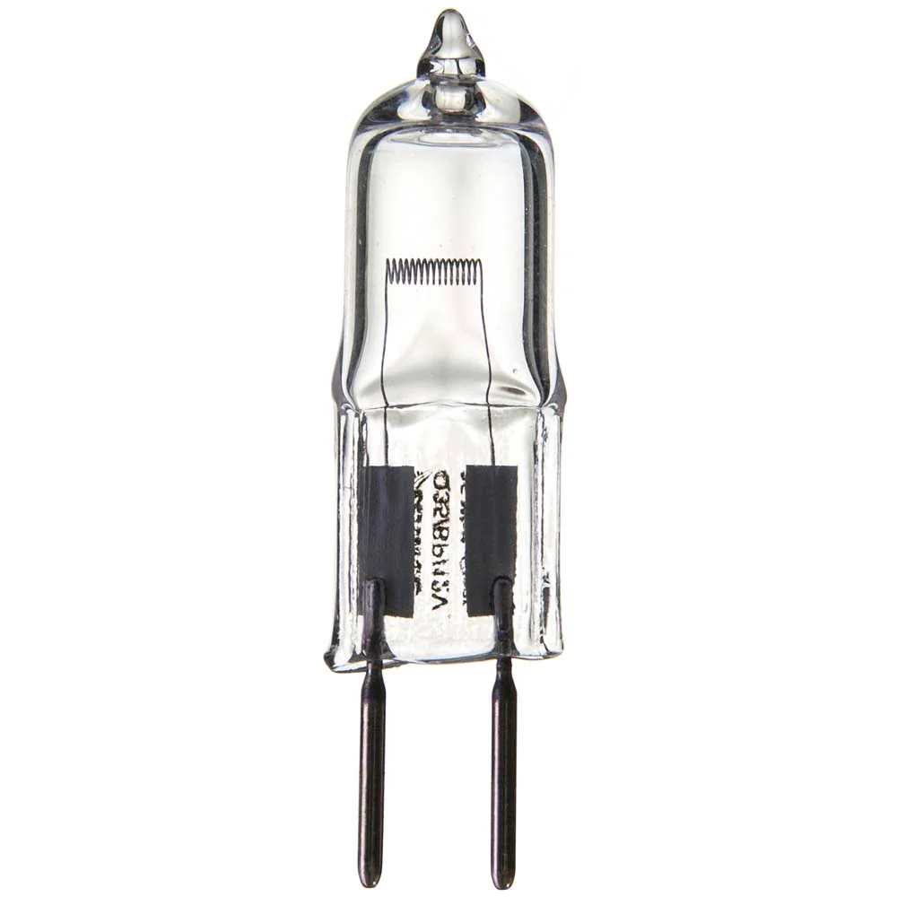 12Pk - Sunlite 35w 12v T3.5 Single Ended GY6.35 Bi-Pin Base Clear 3200K Bulb - Image 2