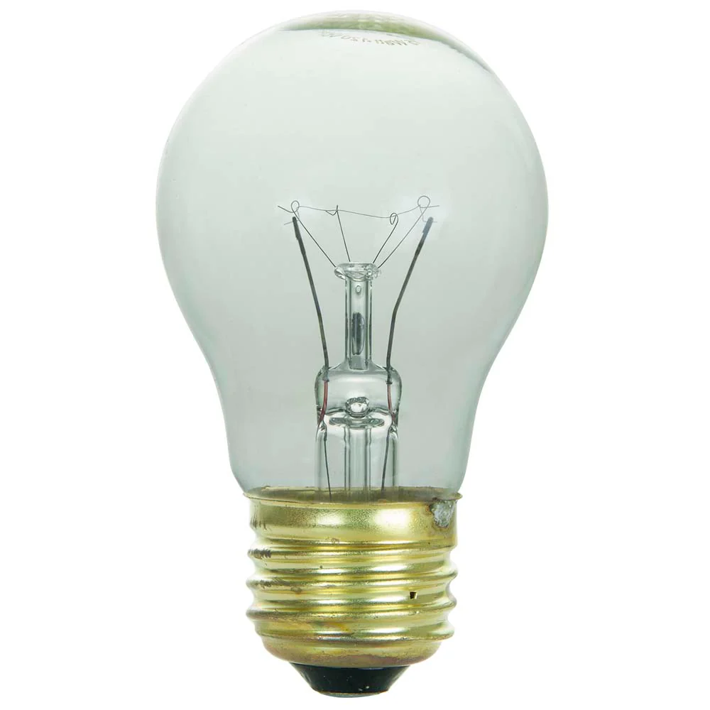 12Pk - Sunlite 40w A15 Incandescent Appliance 120v 2600K Clear Dimmable Bulb - Image 2