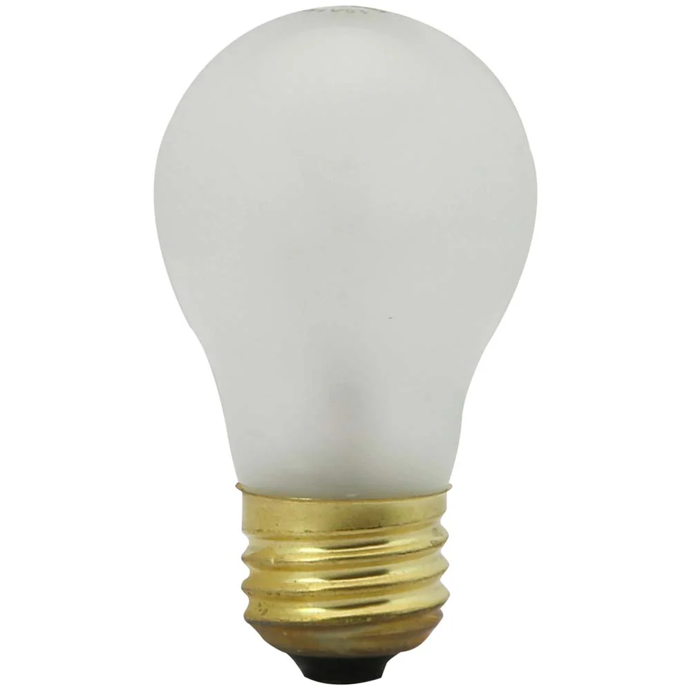 12Pk - Sunlite 15w A15 Incandescent Appliance 2600K Frosted Dimmable Bulb - Image 2