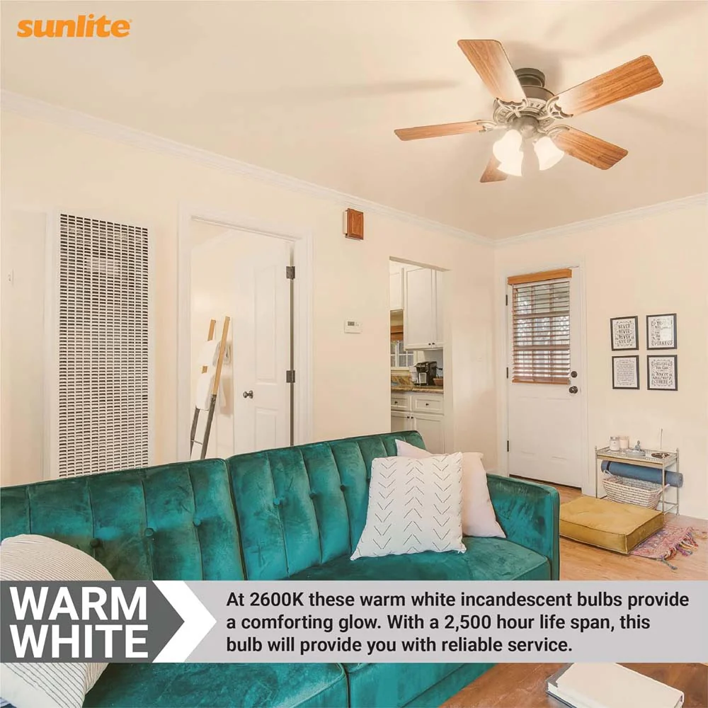 12Pk - Sunlite 15w A15 Incandescent Appliance 2600K Frosted Dimmable Bulb - Image 6