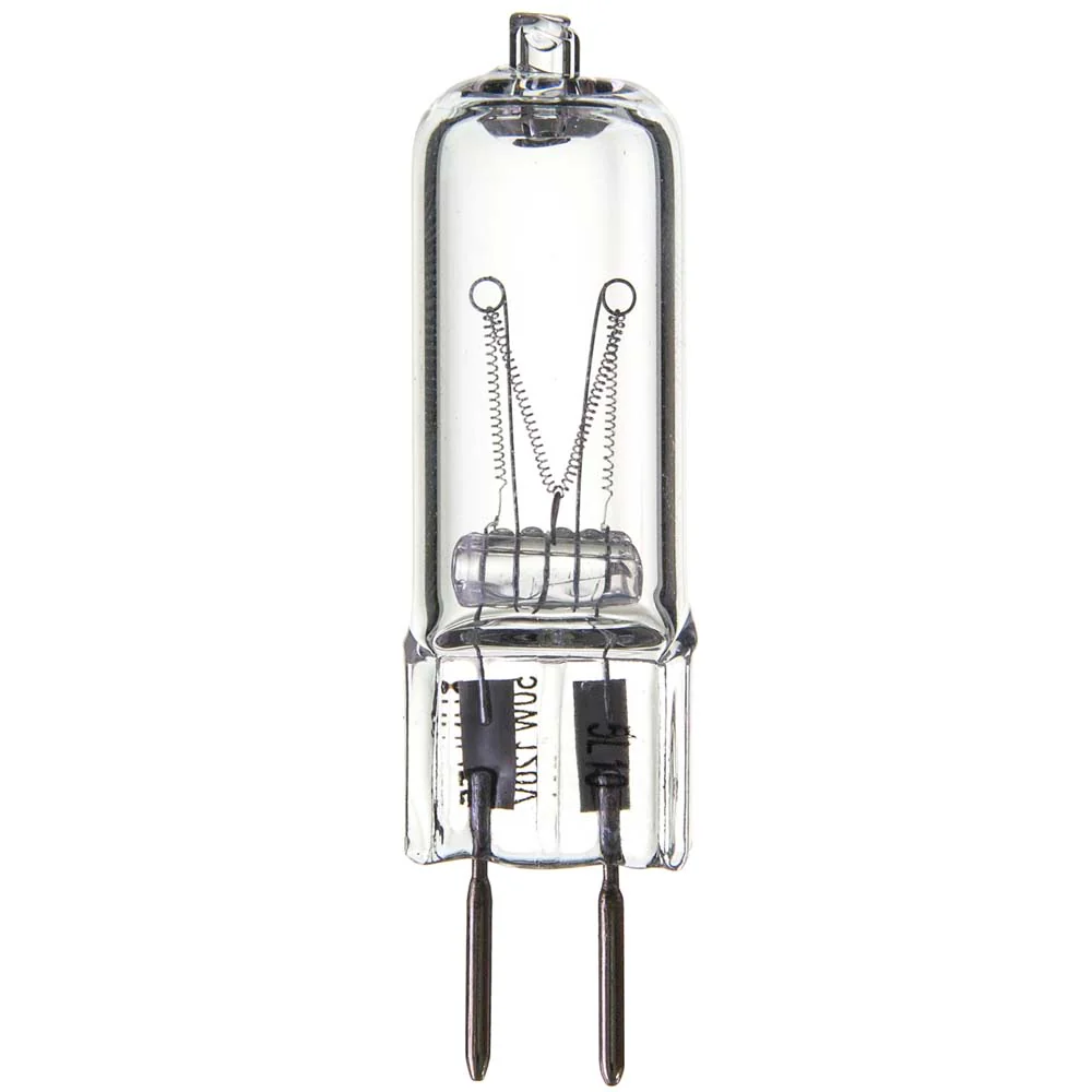 12Pk - Sunlite 50w 120v T3.5 Single Ended GY6.35 Base Clear 3200K Halogen Bulb - Image 2