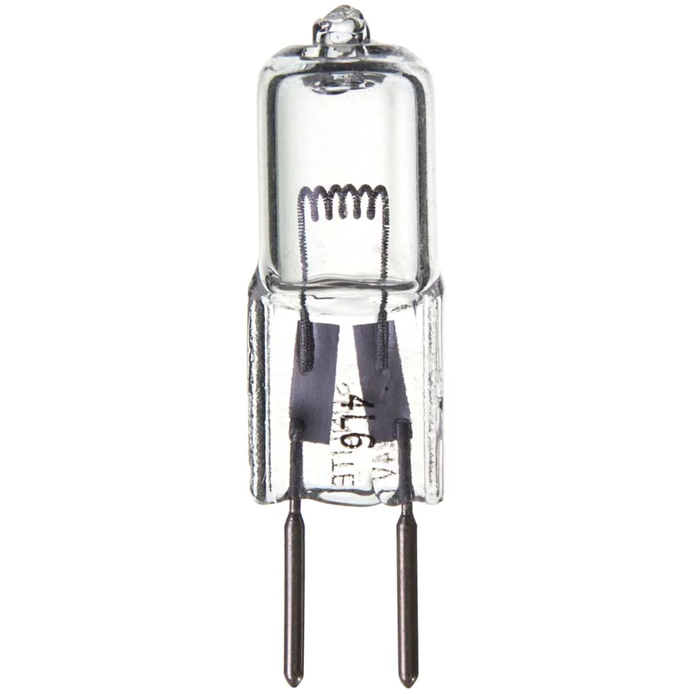 12Pk - Sunlite 50w 24v T3.5 Bi-Pin GY6.35 Base 3200K Clear Incandescent Bulb - Image 2