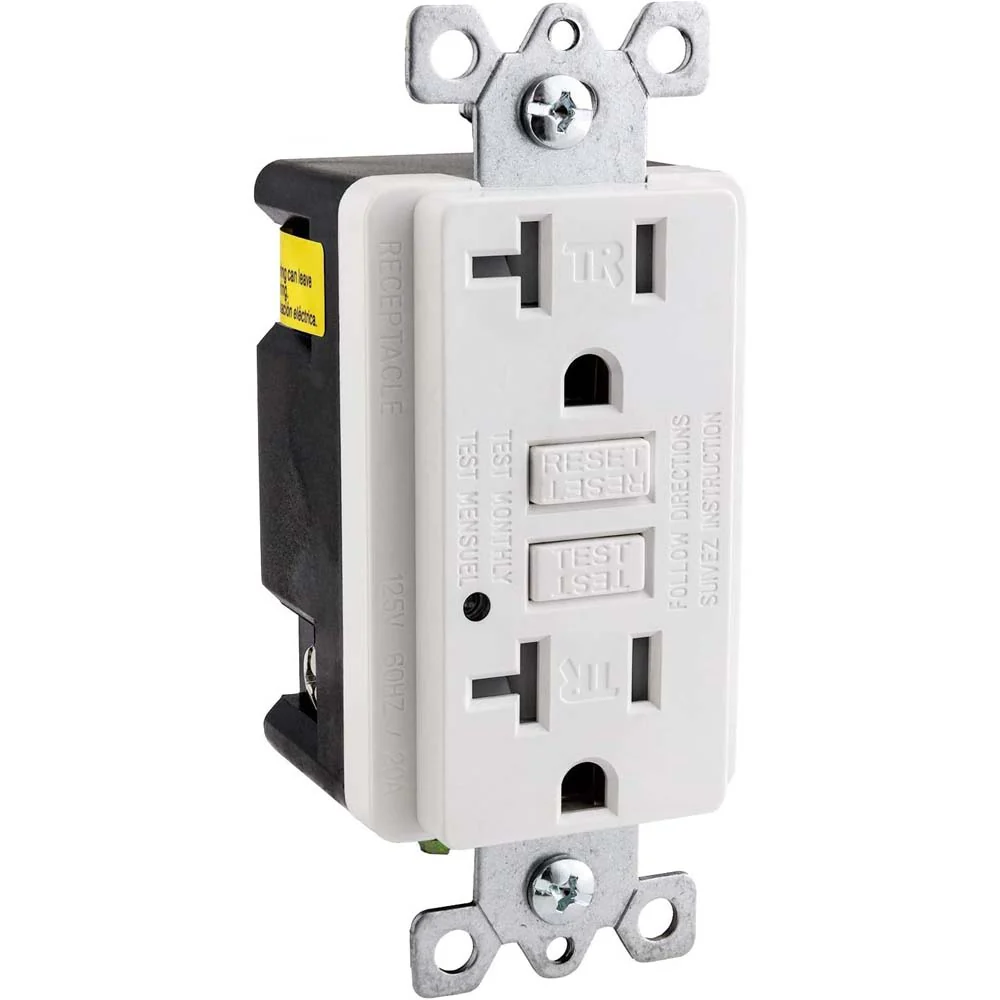 Sunlite E542 GFCI Duplex Outlet 15 Amp 120v Included LED Indicator Light - Image 6