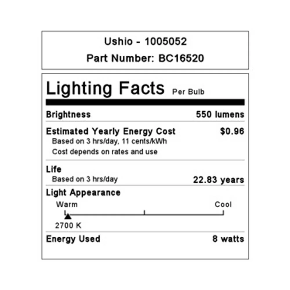 12Pk - Ushio 7w Uphoria PRO Gold LED PAR20 FL40 E26 Base 2700k Reflector Bulb - Image 3