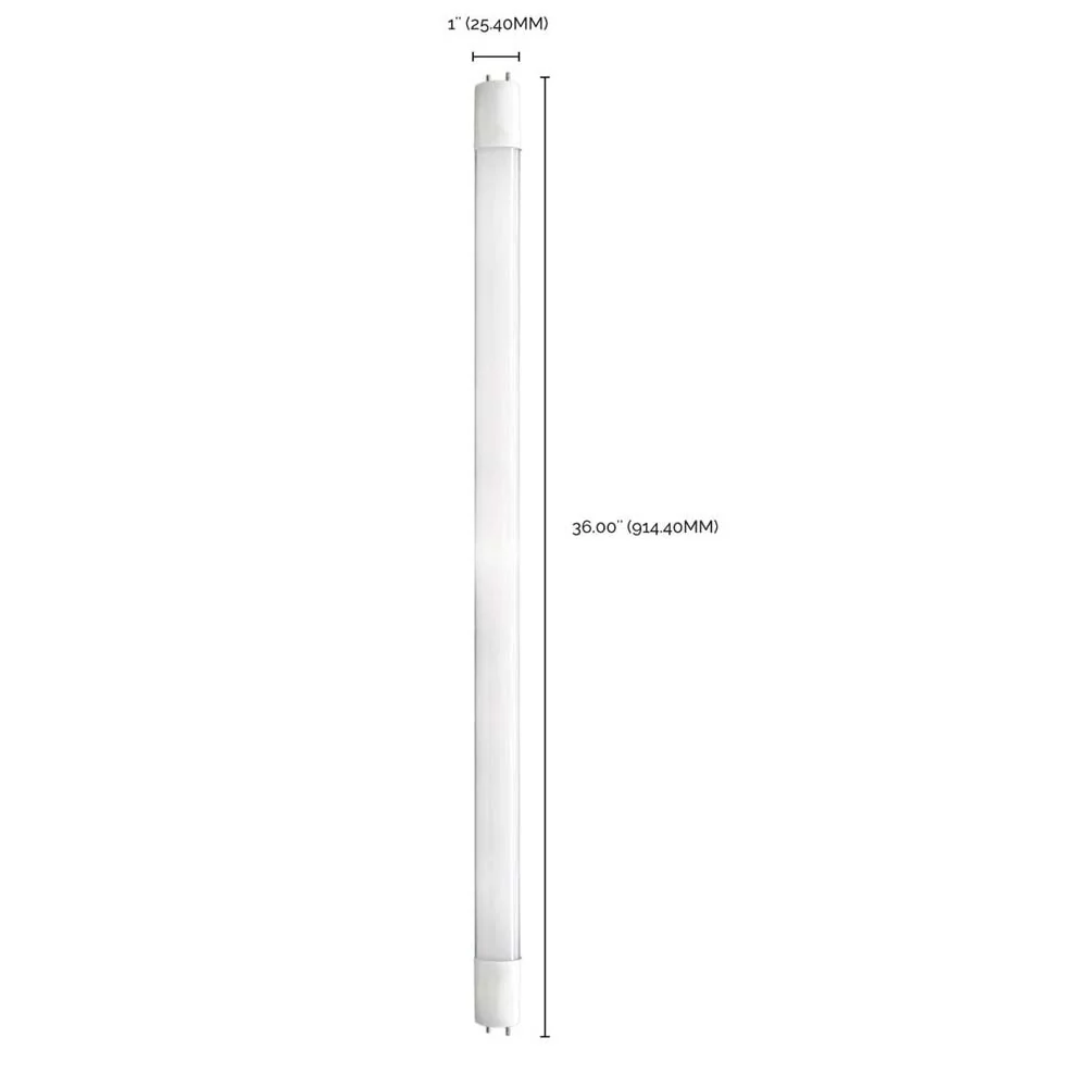 12W 36-in T8 LED 5000K Bi Pin base 1450Lm Ballast Bypass - 50w equiv - Image 6