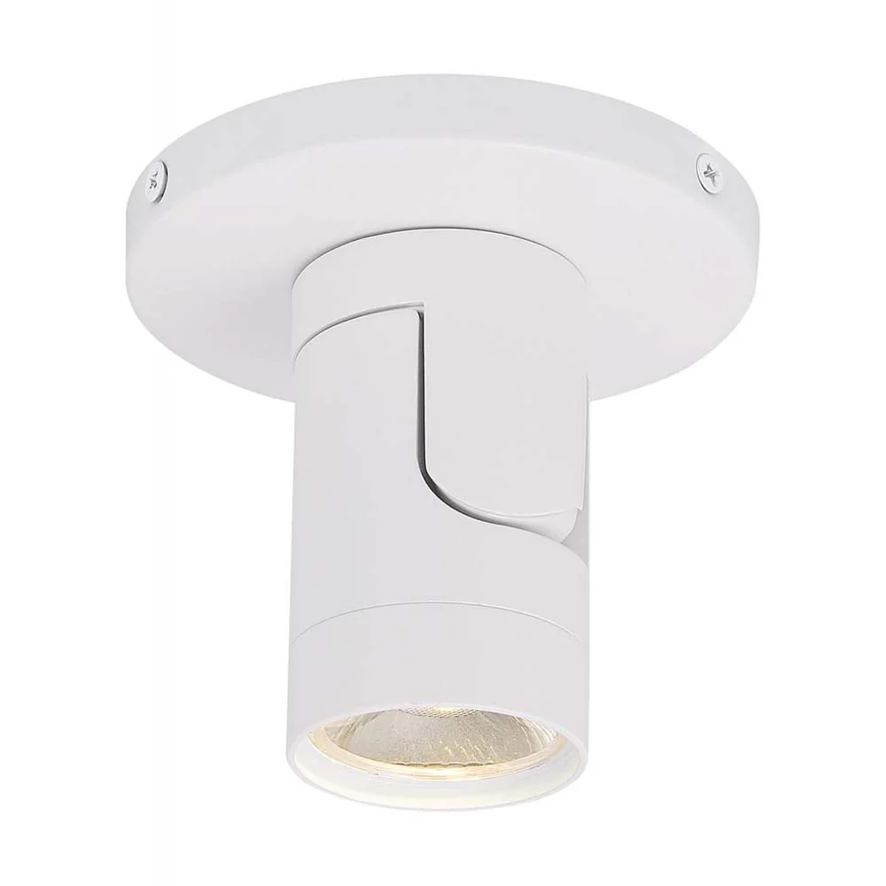 12w LED White Barrel Track-Light Monopoint 36 deg. Beam Angle 3000K Warm White - Image 3