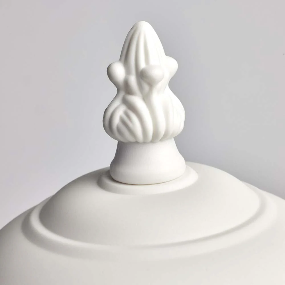 13'' Coach Post Top Lantern w/ Finial Beveled Acrylic Panels White Finish - Image 5