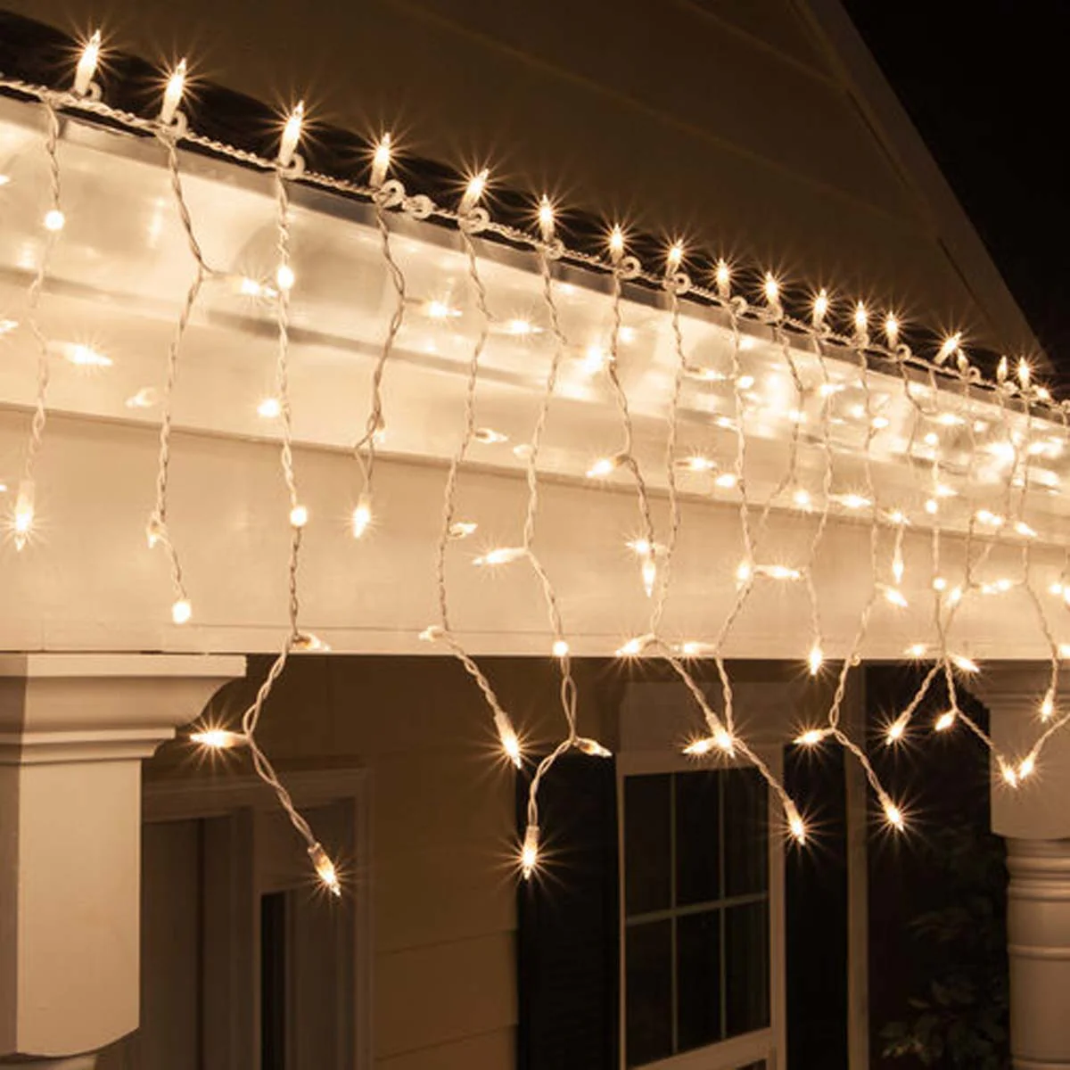 150 Clear Mini Icicle Light Set - Image 8