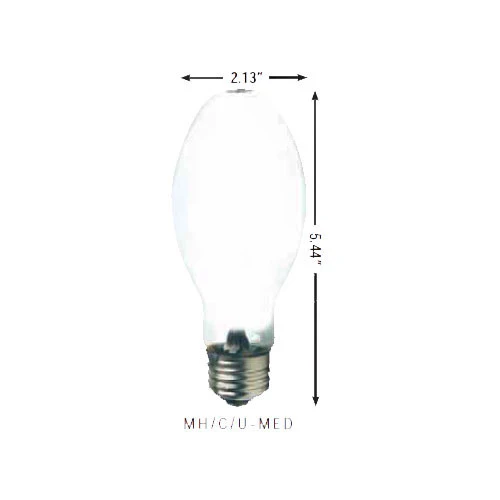 175w MH175/U/M, ED17 Medium base coated, Metal halide bulb - Image 2