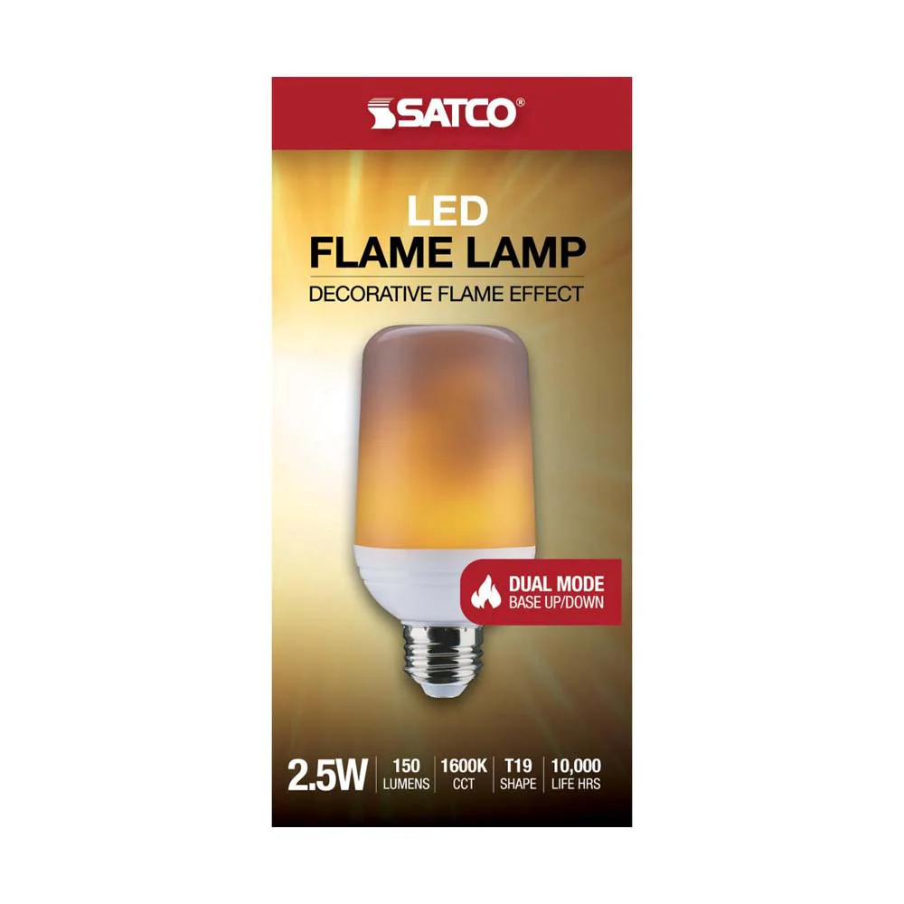 2.5W T19 LED Flame Bulb E26 Medium Base 120v -25W equiv - Image 4