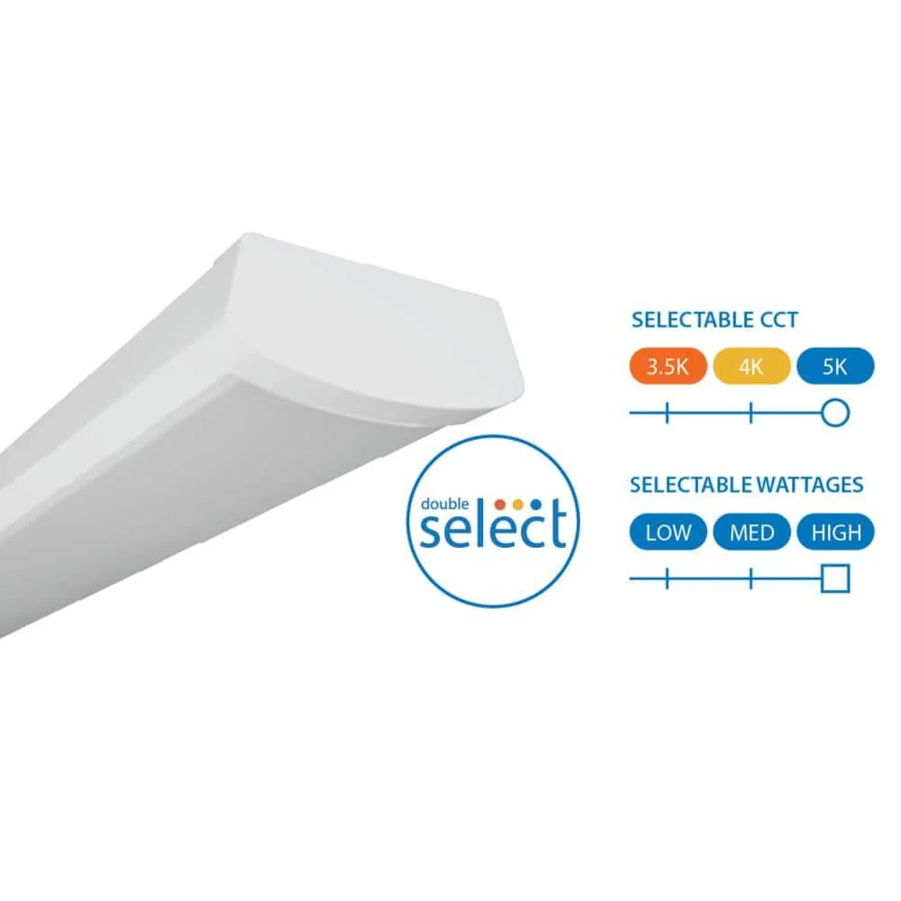 2 ft. Selectable LED Flush Mount Wraparound Light Fixture - Image 6