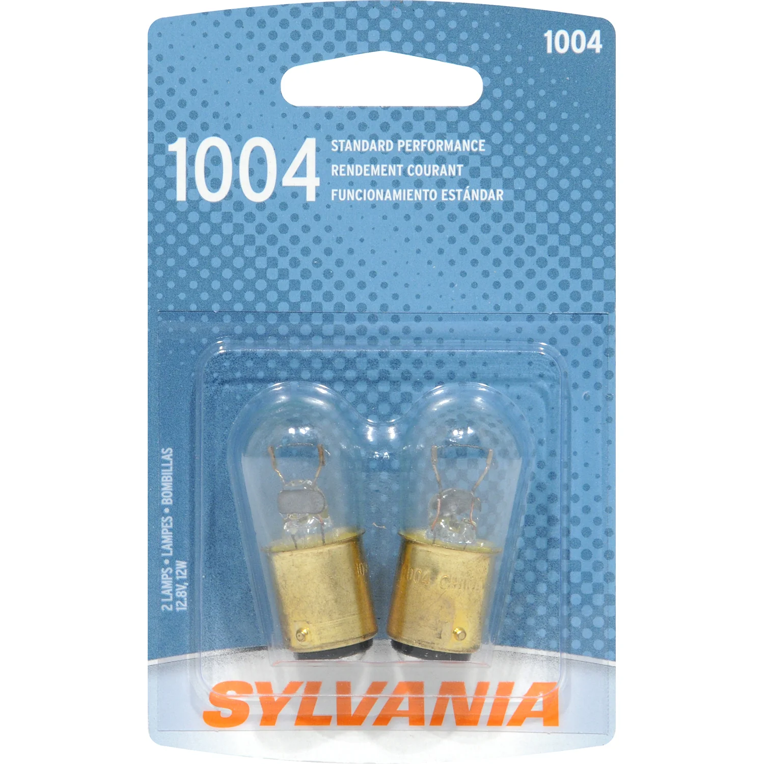 2-PK SYLVANIA 1004 Standard Automotive Light Bulb