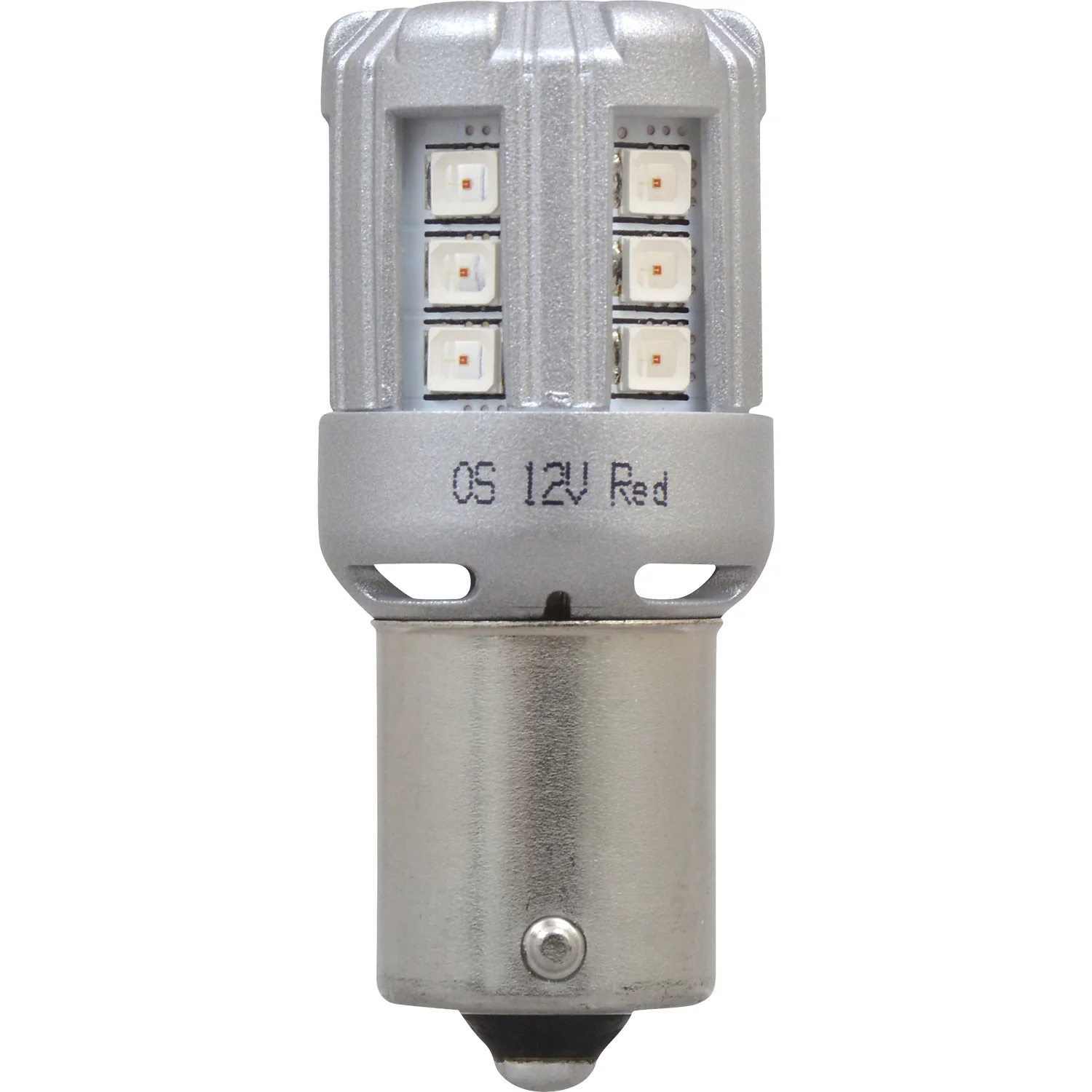 2-PK SYLVANIA 1141 Red LED Automotive Bulb - also fits 7506, 1156 - Image 2