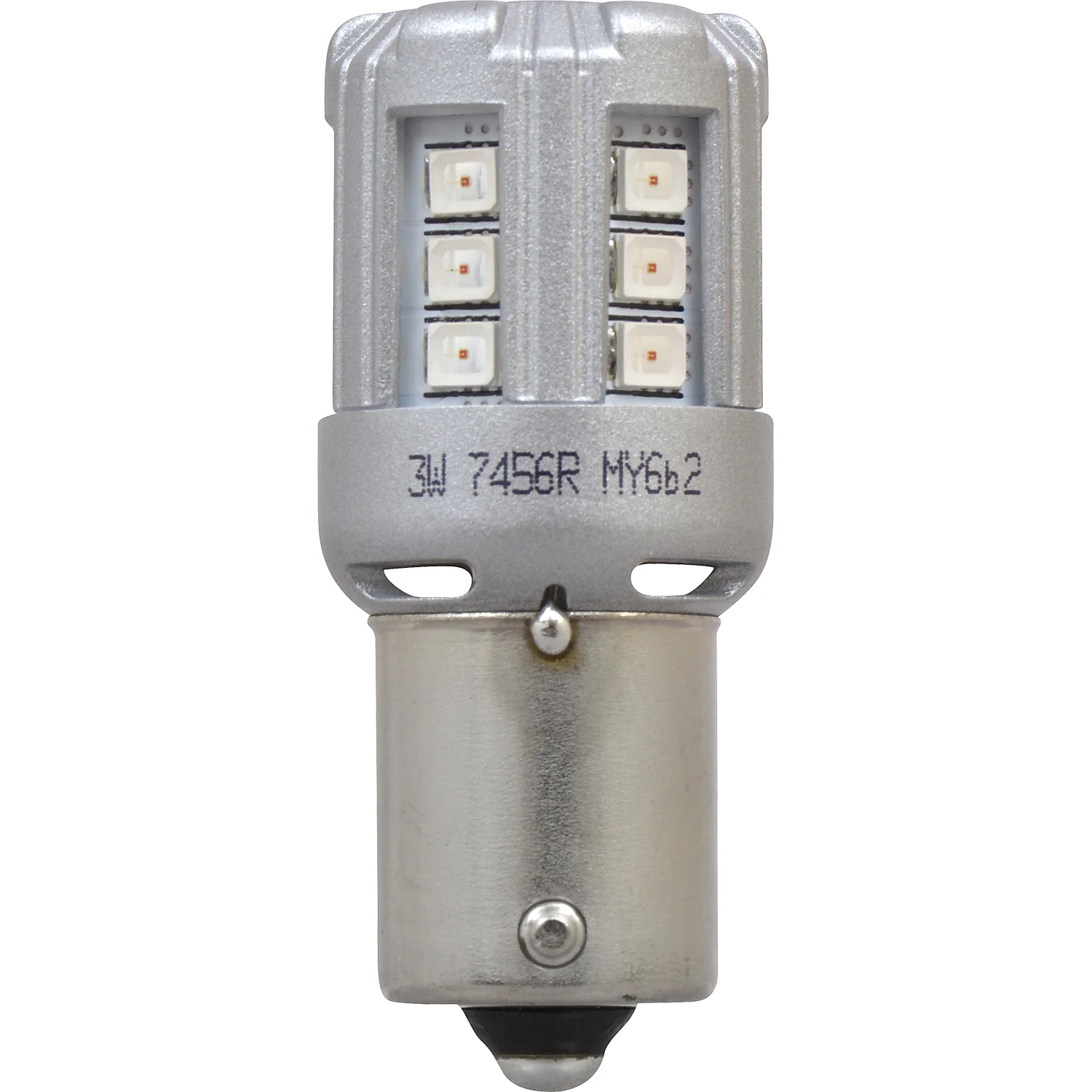 2-PK SYLVANIA 1141 Red LED Automotive Bulb - also fits 7506, 1156 - Image 5