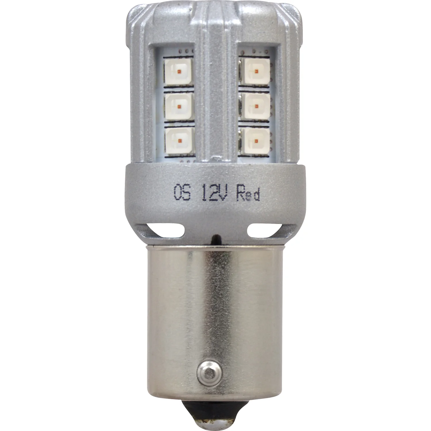 2-PK SYLVANIA 1156 Red LED Automotive Bulb - Image 2