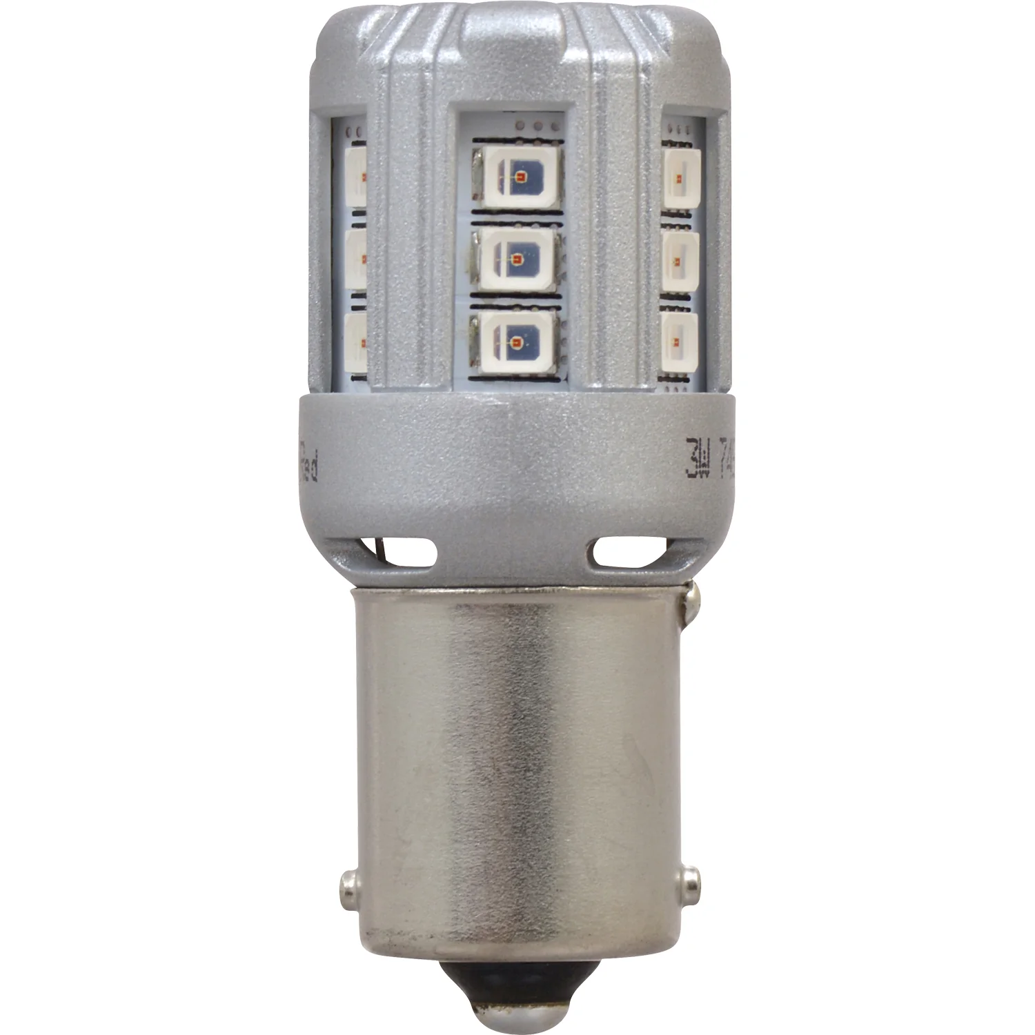 2-PK SYLVANIA 1156 Red LED Automotive Bulb - Image 3