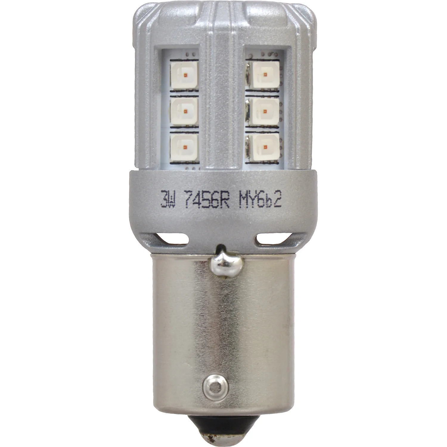2-PK SYLVANIA 1156 Red LED Automotive Bulb - Image 5