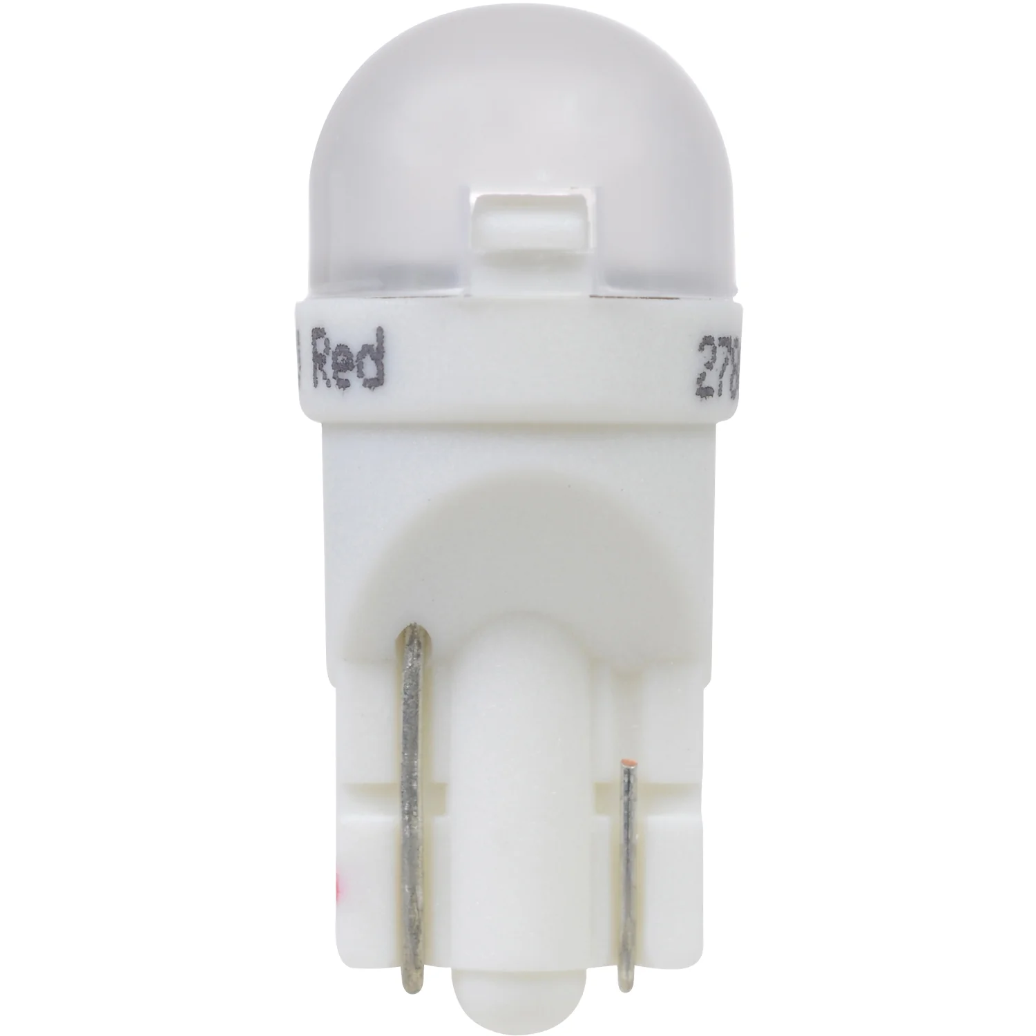2-PK SYLVANIA 168 T10 W5W Red LED Automotive Bulb - Image 2