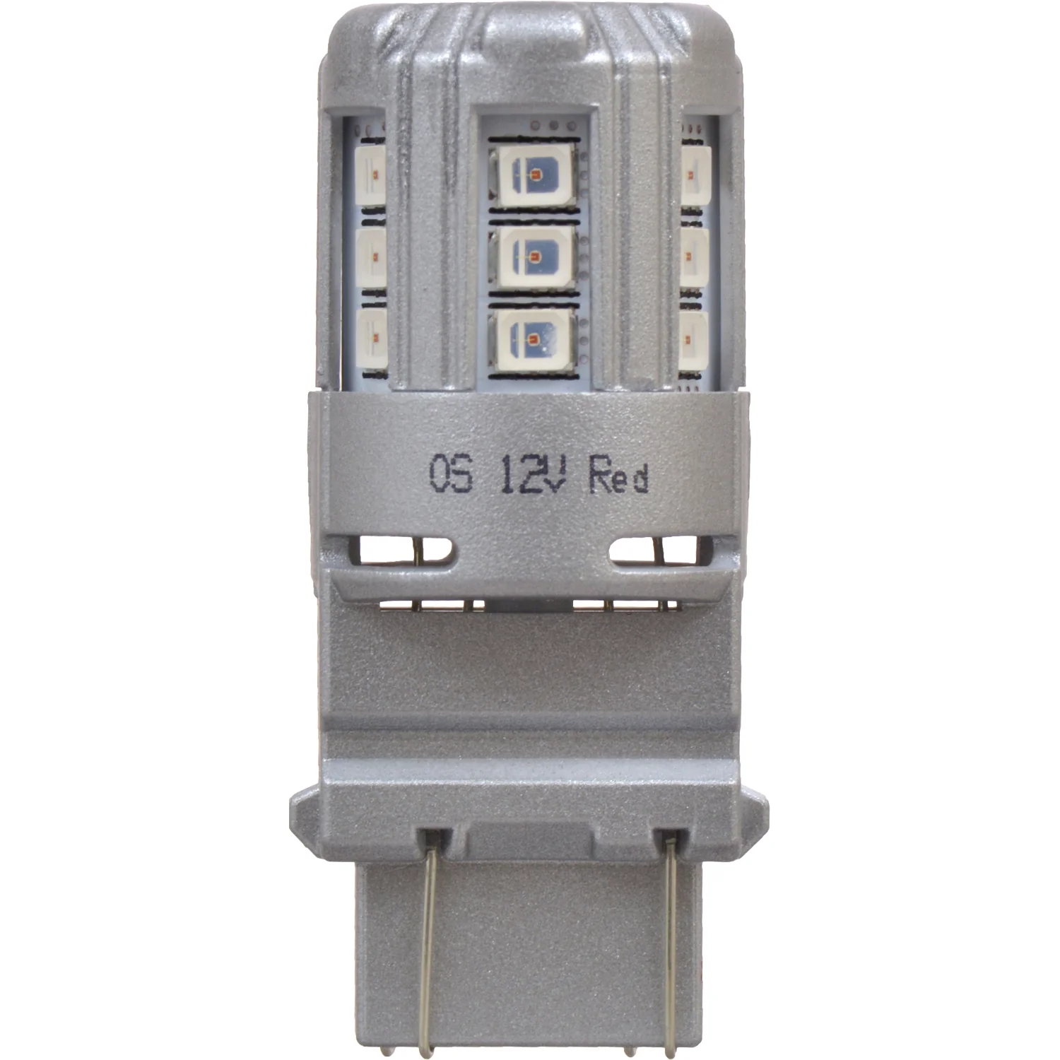 2-PK SYLVANIA 3047 Red LED Automotive Bulb - Image 2