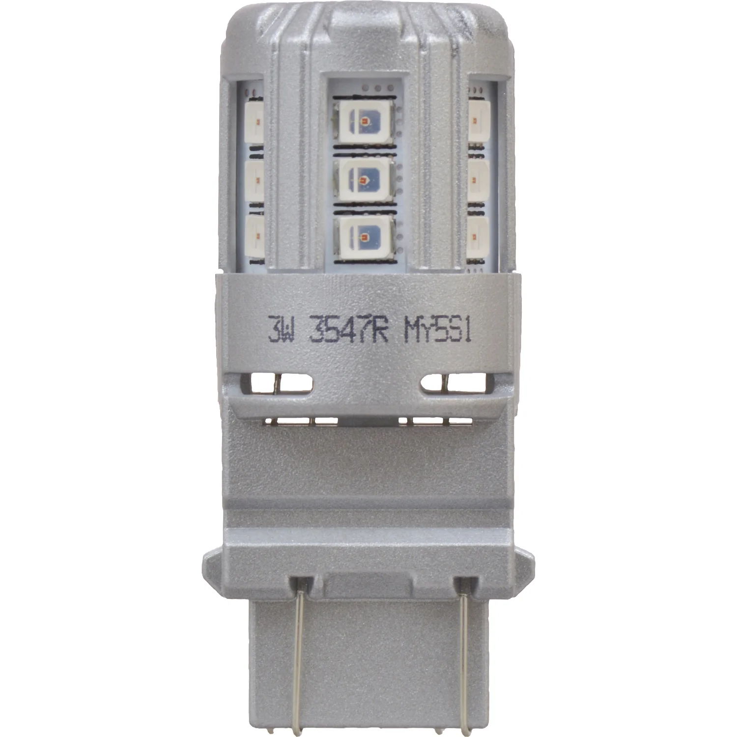 2-PK SYLVANIA 3047 Red LED Automotive Bulb - Image 5