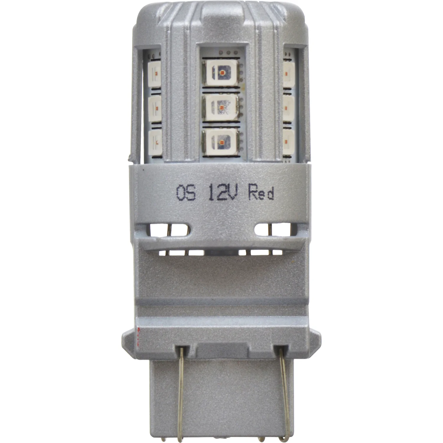 2-PK SYLVANIA 3057 Red LED Automotive Bulb - Image 2