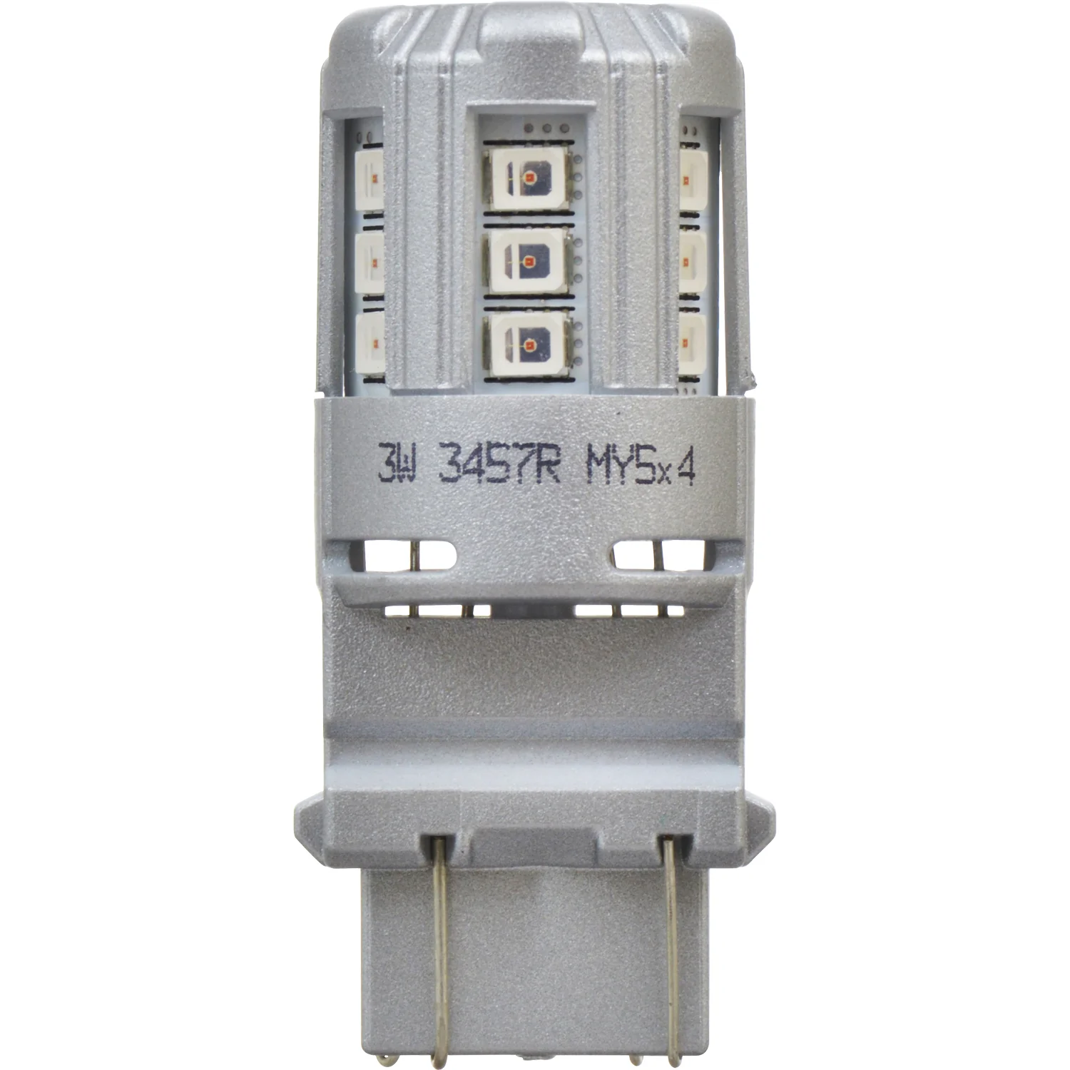 2-PK SYLVANIA 3057 Red LED Automotive Bulb - Image 5