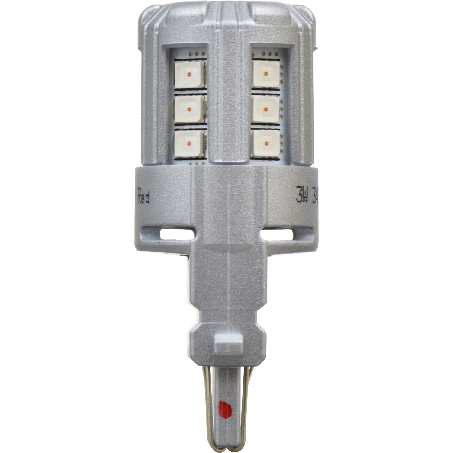 2-PK SYLVANIA 3057 Red LED Automotive Bulb - Image 6