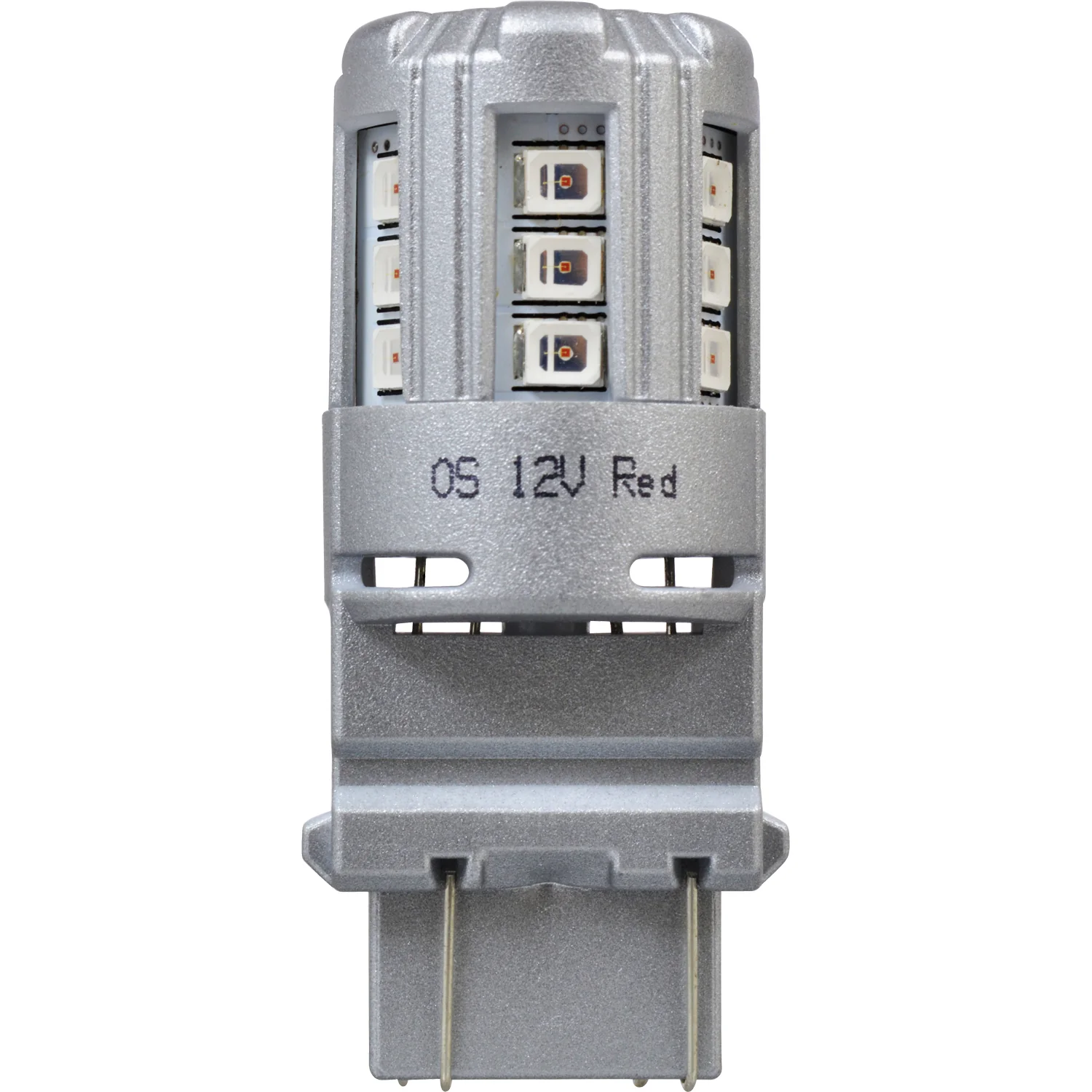 2-PK SYLVANIA 3157 Red LED Automotive Bulb - Image 2