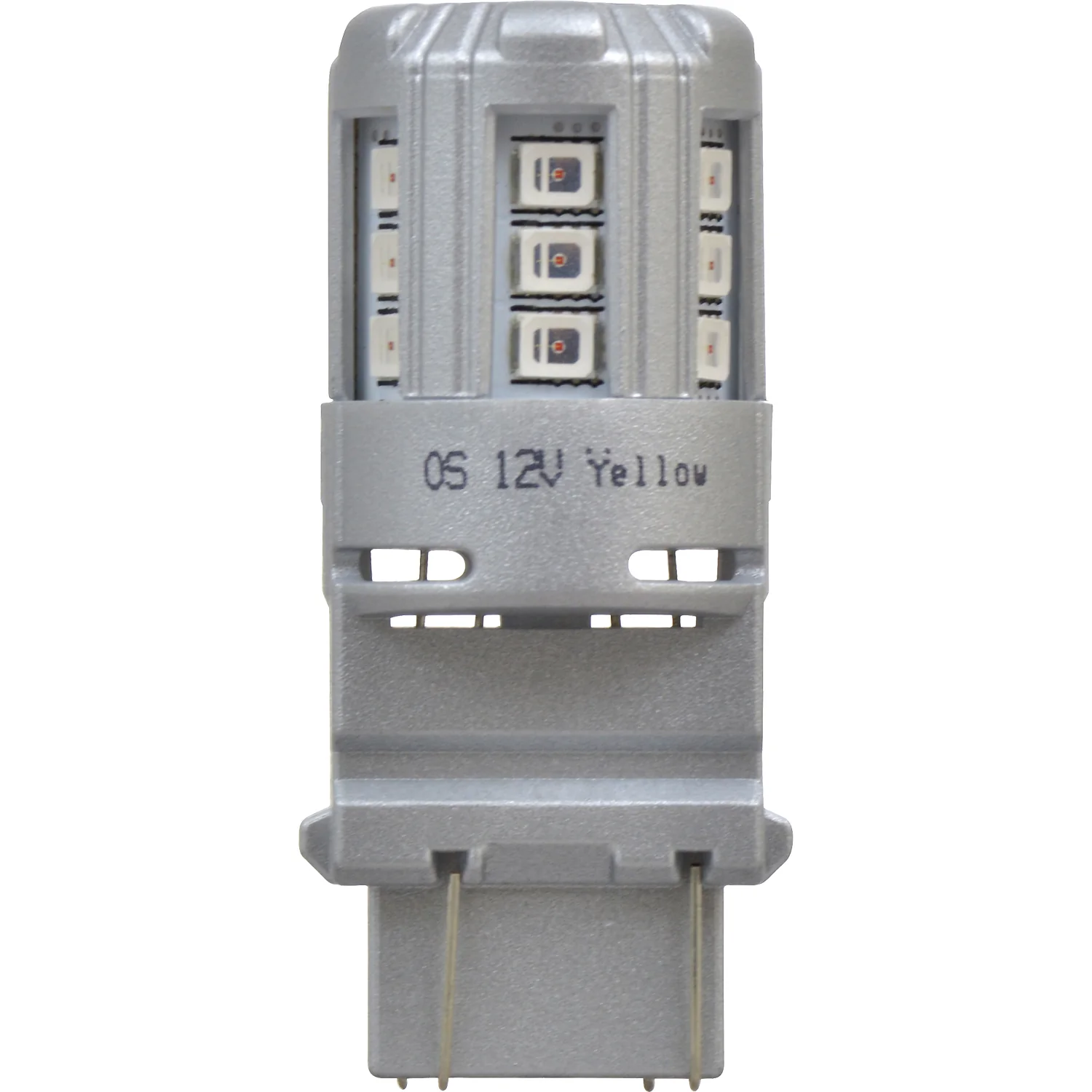 2-PK SYLVANIA 3457 Amber LED Automotive Bulb - Image 2