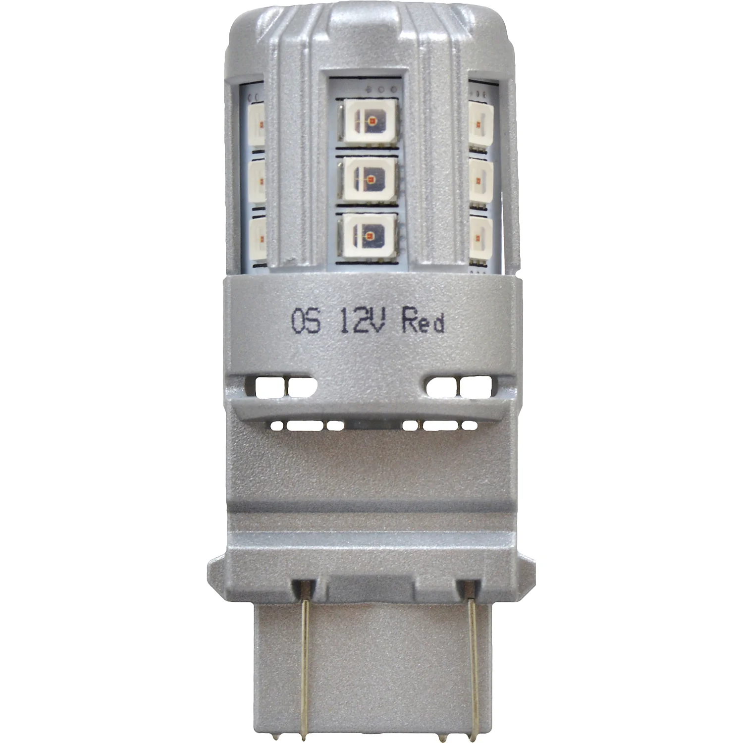 2-PK SYLVANIA 4157 Red LED Automotive Bulb - Image 2