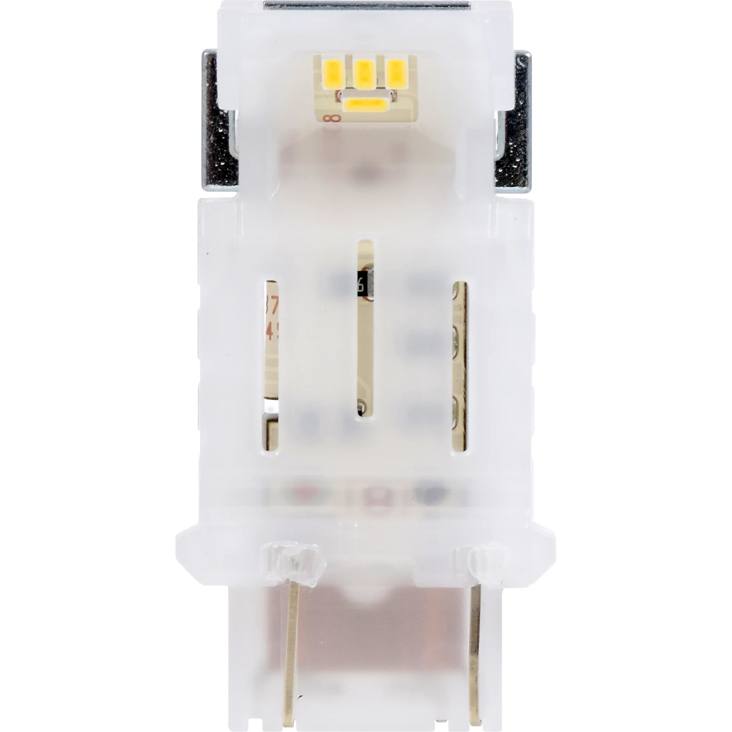 2-PK SYLVANIA 4157 White LED Automotive Bulb - Image 2