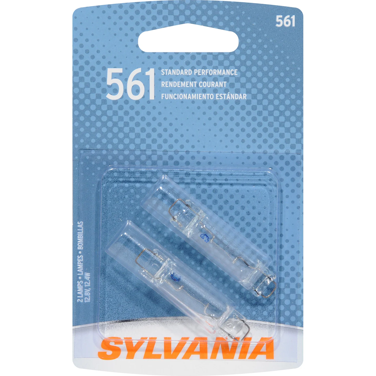 2-PK SYLVANIA 561 Standard Automotive Light Bulb