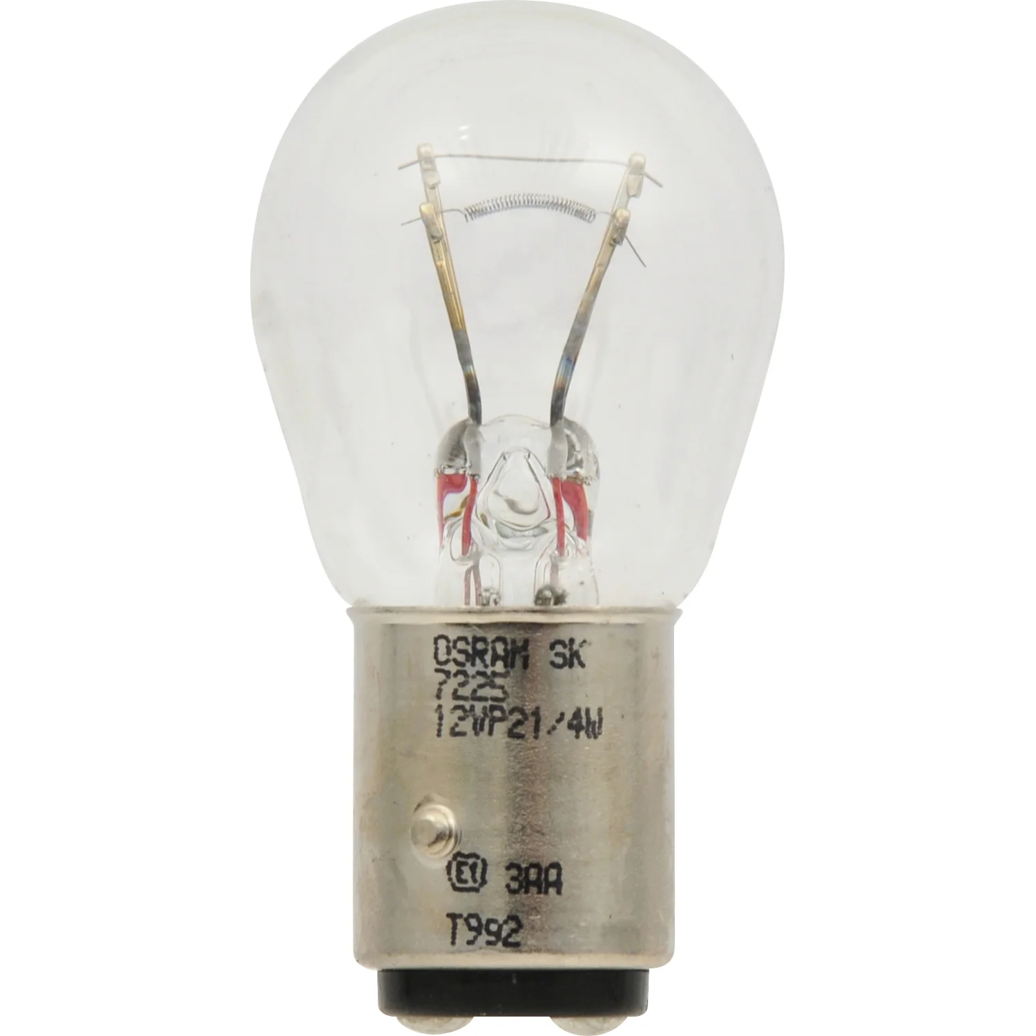 2-PK SYLVANIA 7225 Long Life Automotive Light Bulb - Image 2