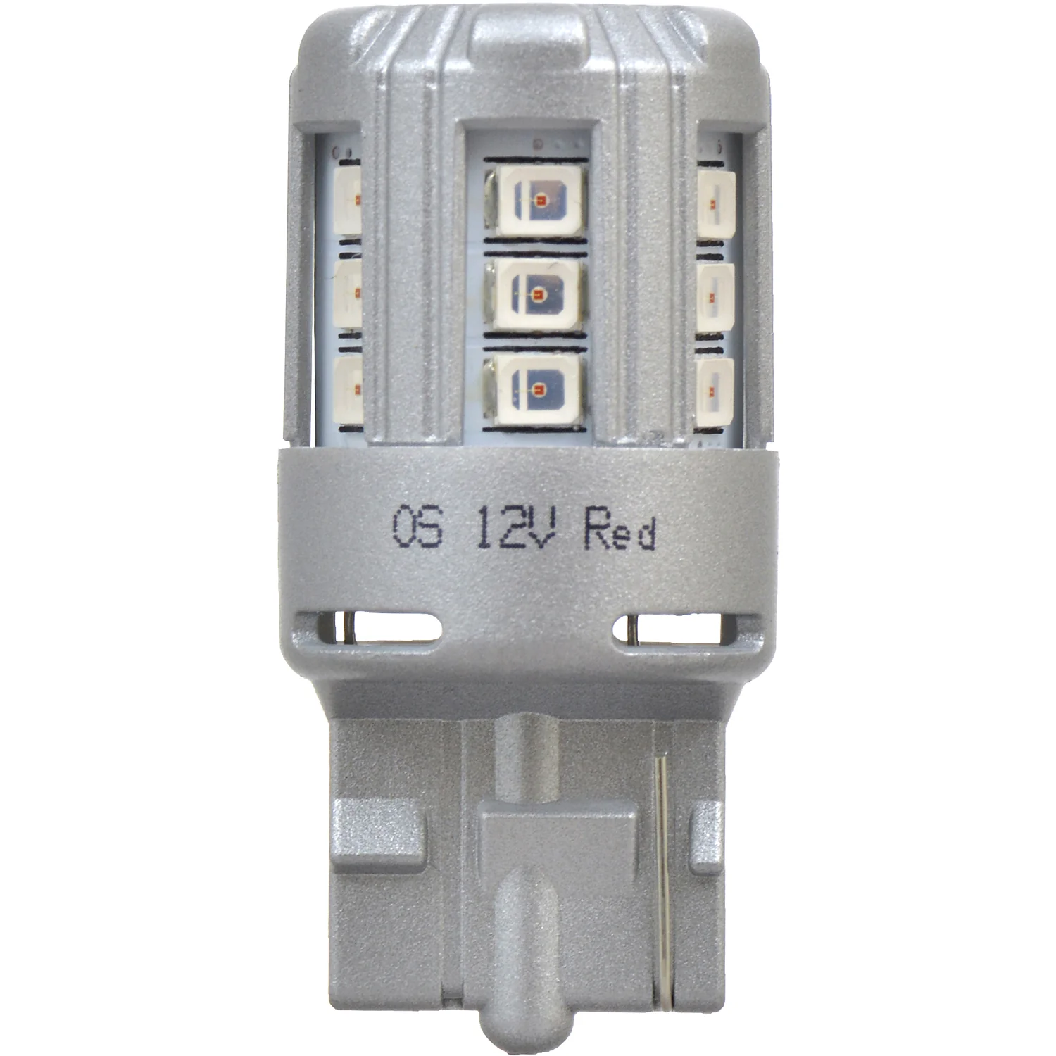 2-PK SYLVANIA 7440 T20 Red LED Automotive Bulb - Image 2