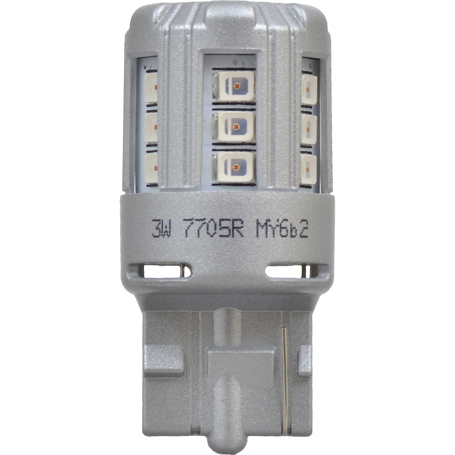2-PK SYLVANIA 7440 T20 Red LED Automotive Bulb - Image 5