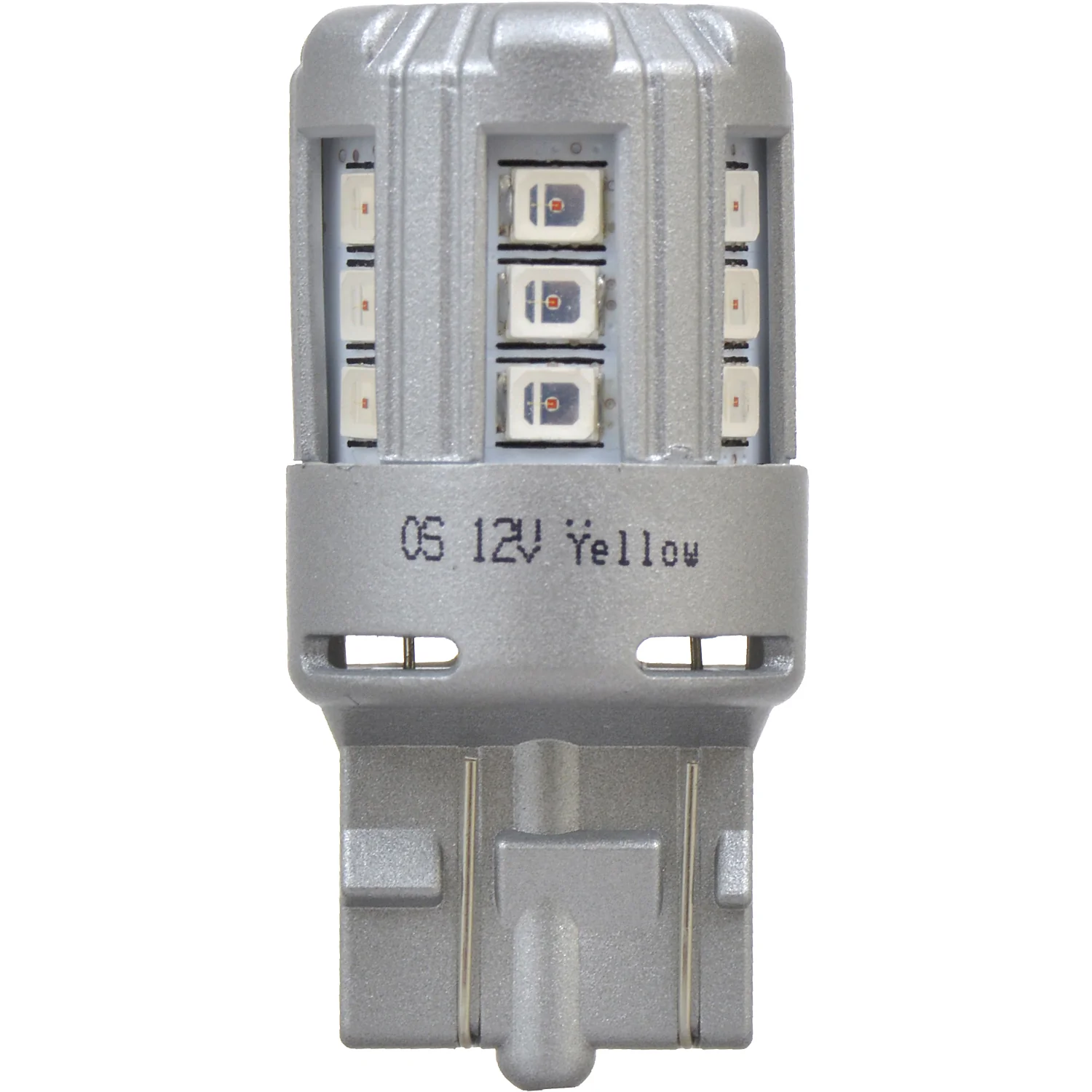 2-PK SYLVANIA 7443 T20 Amber LED Automotive Bulb - Image 2