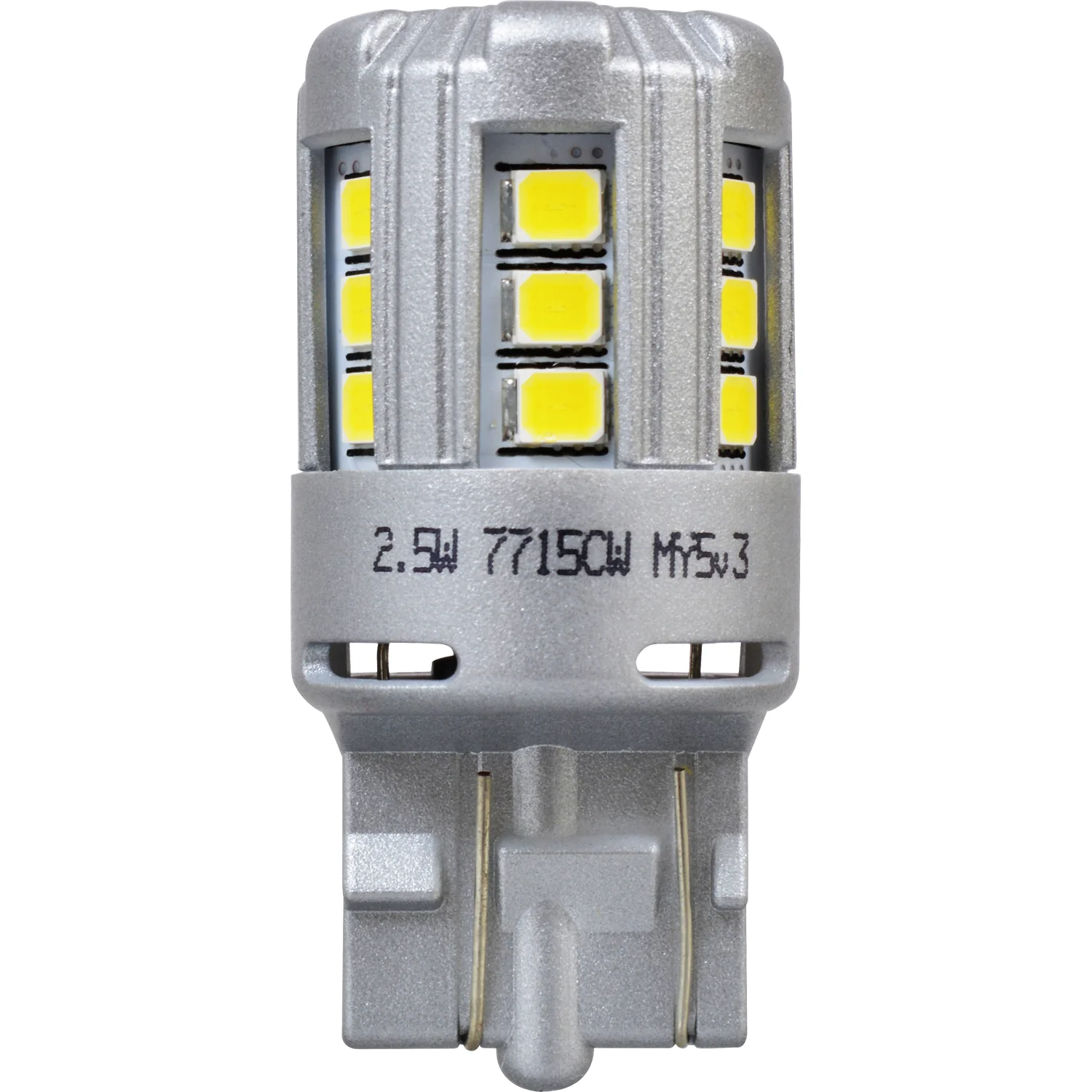2-PK SYLVANIA 7443 T20 White LED Automotive Bulb - Image 2